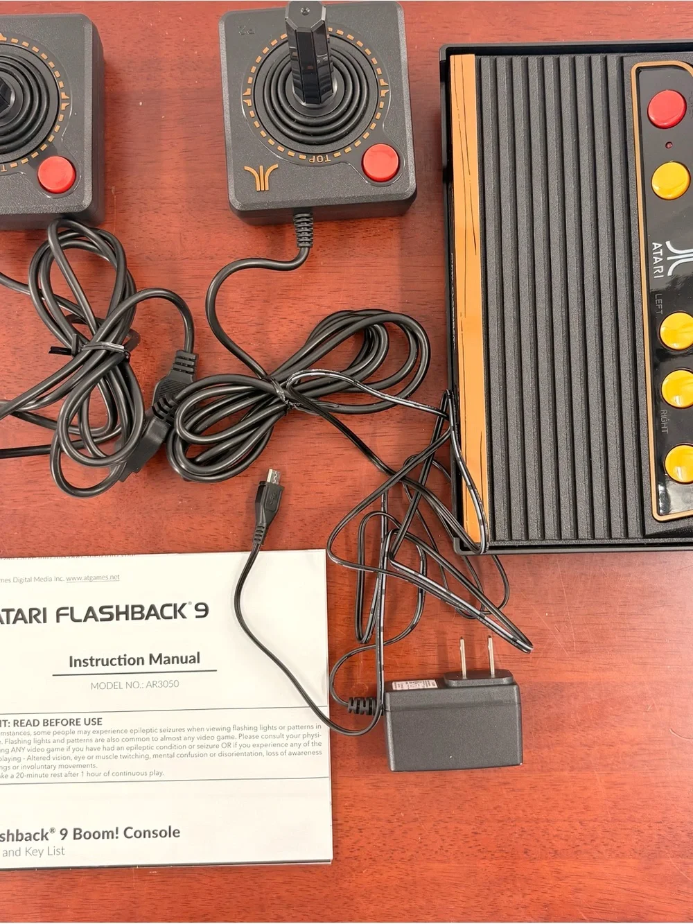 Atari Flashback 9 Classic Console - White Box with Red Accents